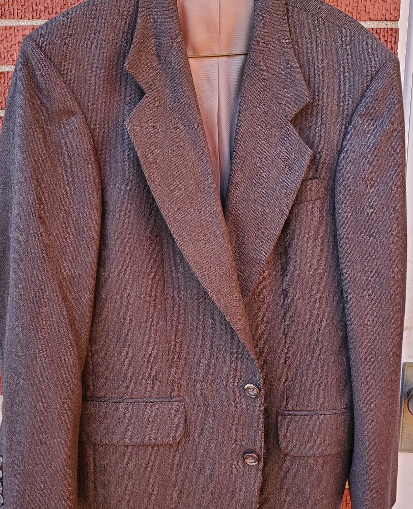 Brown suit jacket size 38R